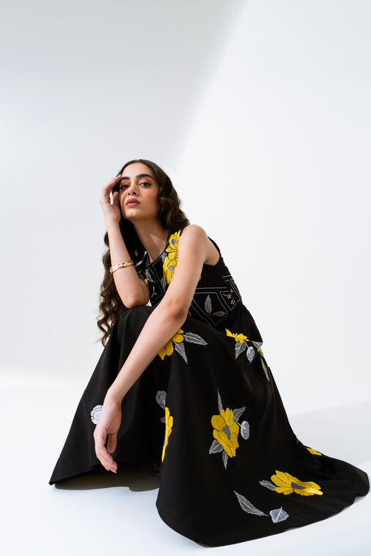 BLOOM BLACK DRESS