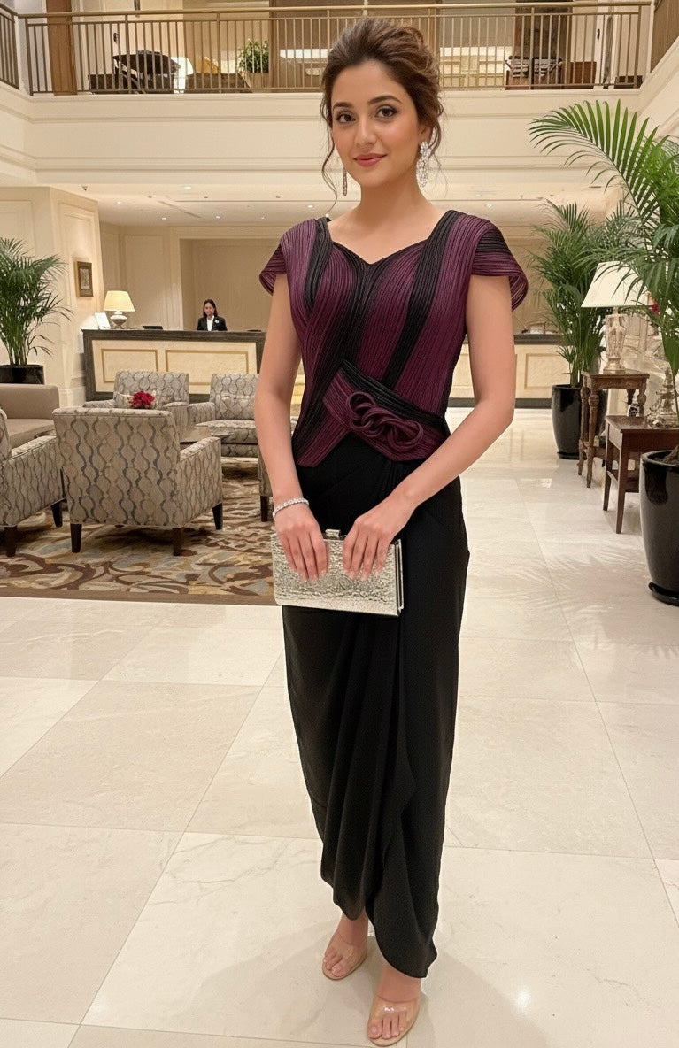 Dreamy Knotted Dhoti Set