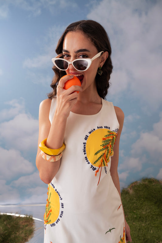 CHEERFUL YELLOW DRESS