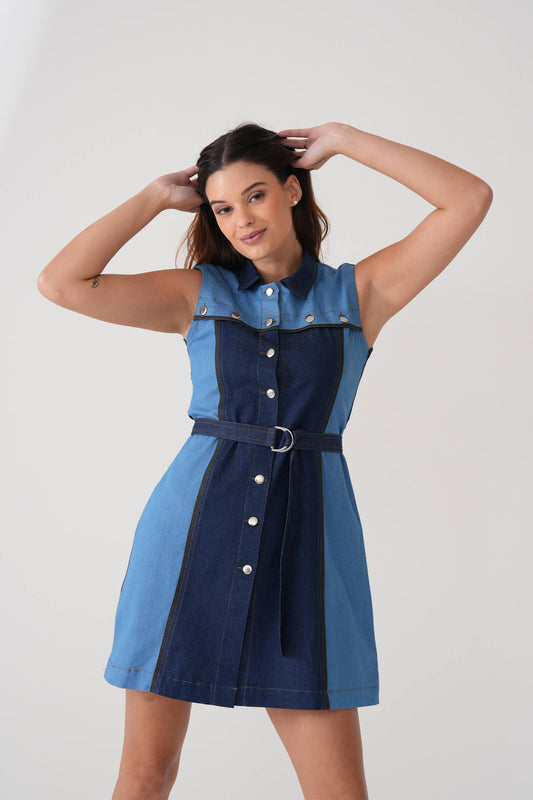 DENIM LOVE DRESS